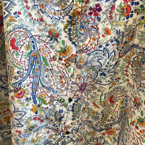 Alfred Dunner top, floral print. Plus size. Size 18 buttons down summer top - Picture 5 of 5